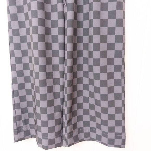 Albion Audrey Wide Leg Pants Slate Checkers Size XS Petite - Picture 4 of 9